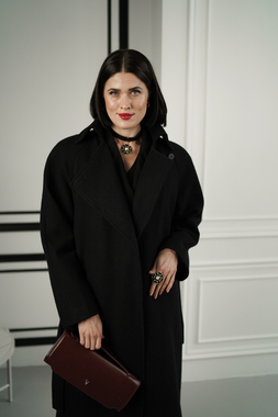 Пальто чорне